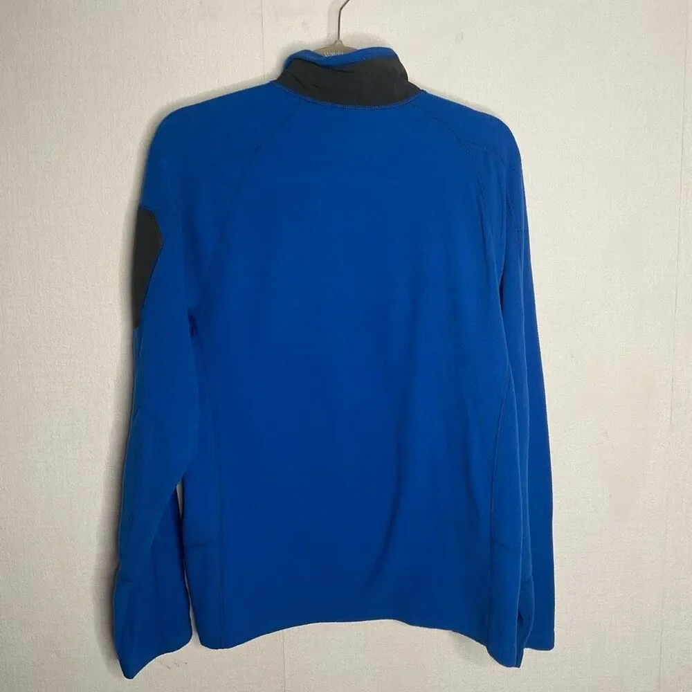 The North Face Fleece Quarter Zip Pullover Mens M Blue‎ Lightweight Sweater